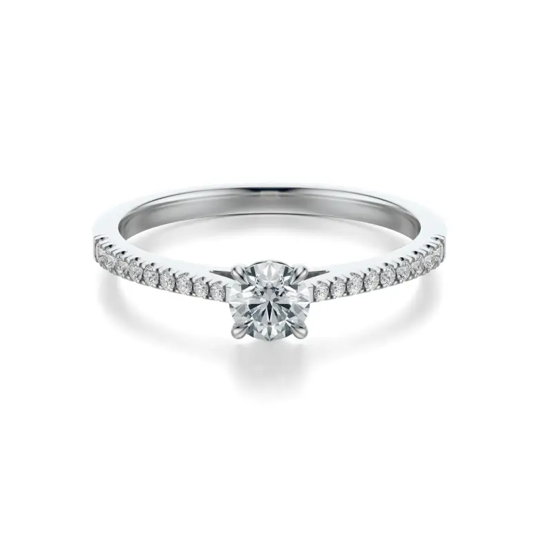 Pierścionek białe złoto z diamentami AJPZ_079